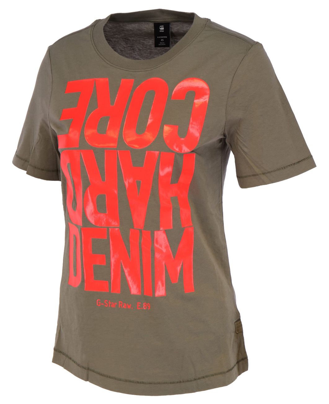 G-STAR RAW DENIM HARDCORE DENIM R T WMN Damen T-Shirt - G-Star Raw Denim - SAGATOO - 8720346238890